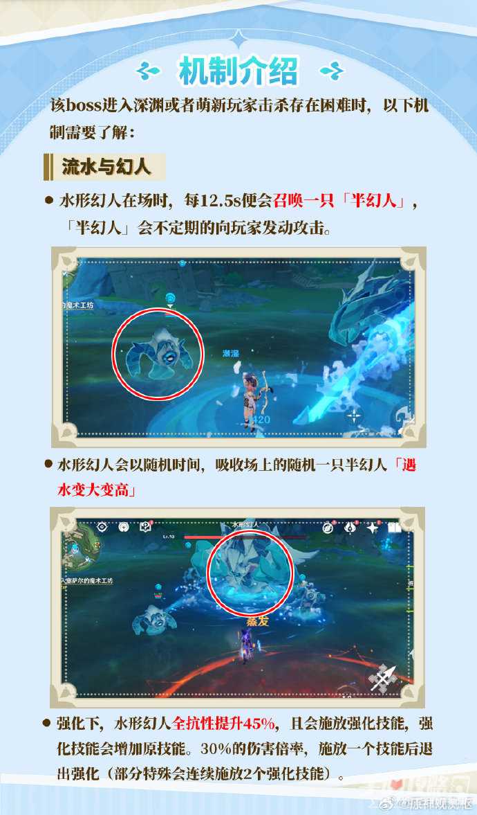《原神》水形幻人的BOSS攻略