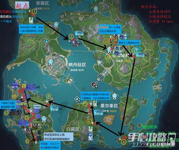 《原神》4.2精英怪速刷路线分享