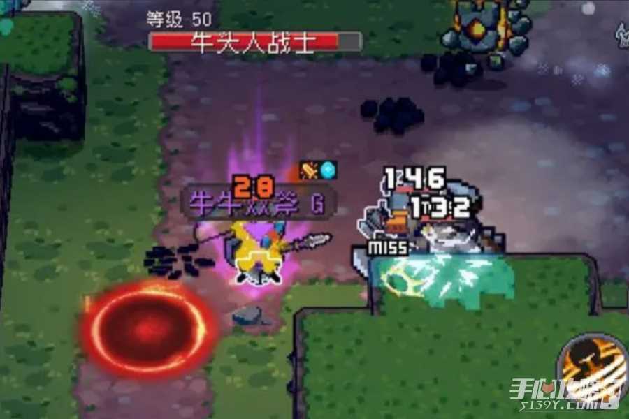 元气骑士前传牛牛双斧刷取位置介绍