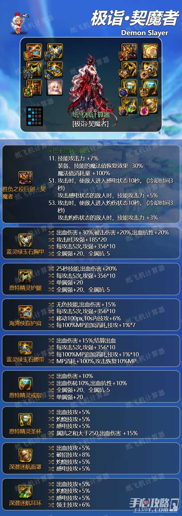 《DNF》神界版本契魔者毕业装备搭配推荐