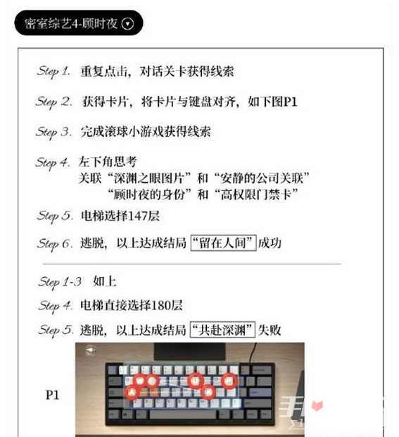 《世界之外》密室综艺通关攻略