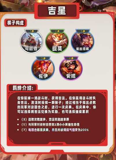 《云顶之弈》S11赛季特质类羁绊介绍