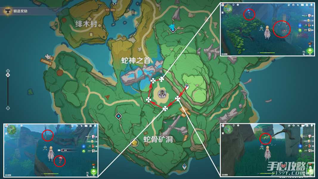 《原神》千织突破素材收集路线分享