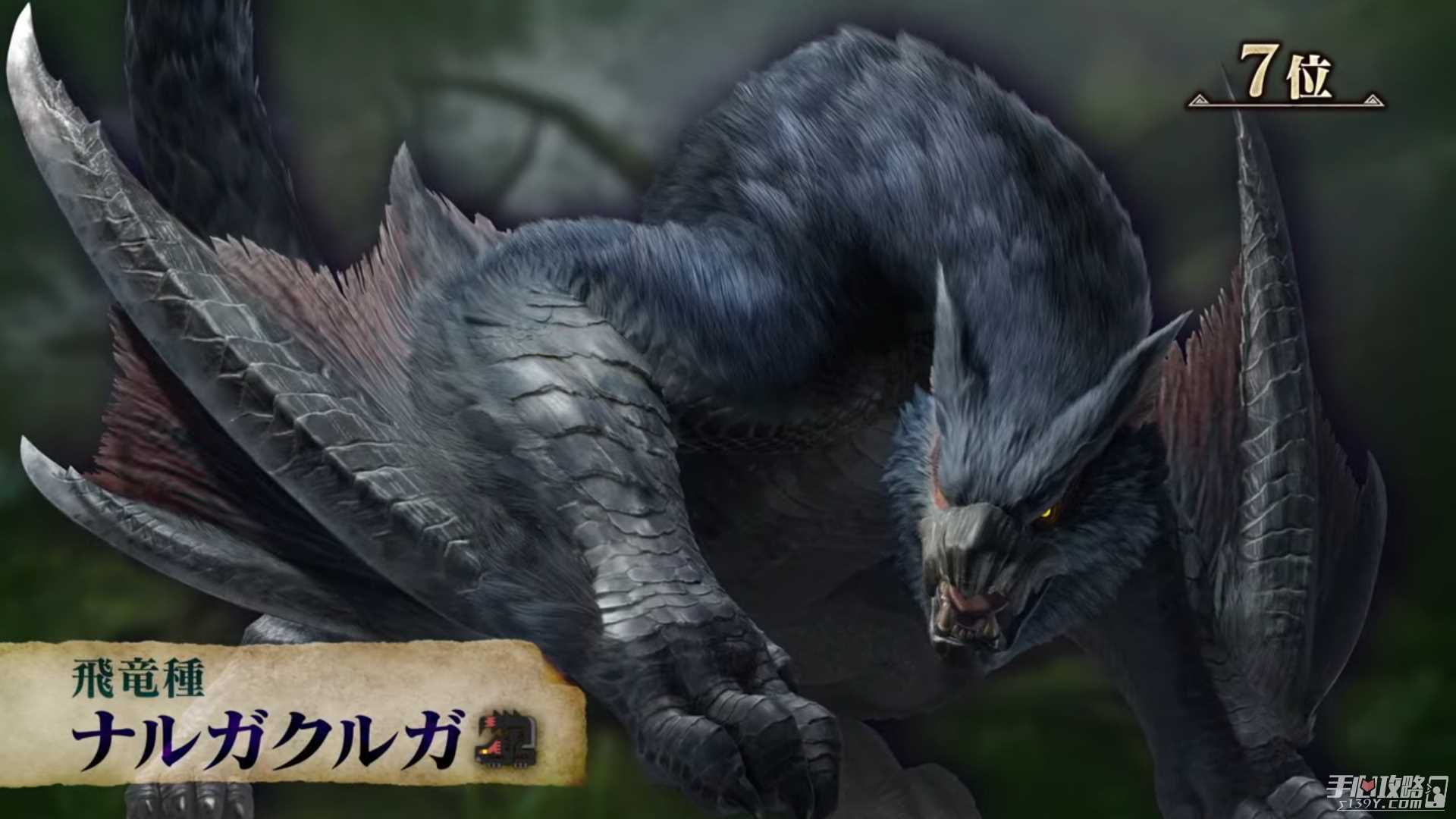 《怪物猎人》20周年怪物总选举前二十名公布