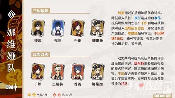《原神》千织配队攻略