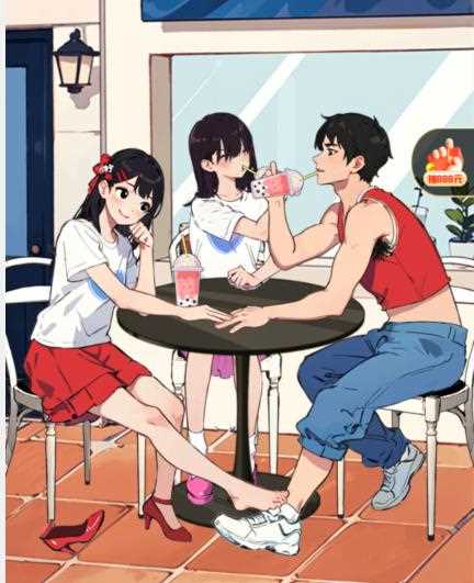 《就我眼神好》奶茶店合照整拍照姿势通关攻略