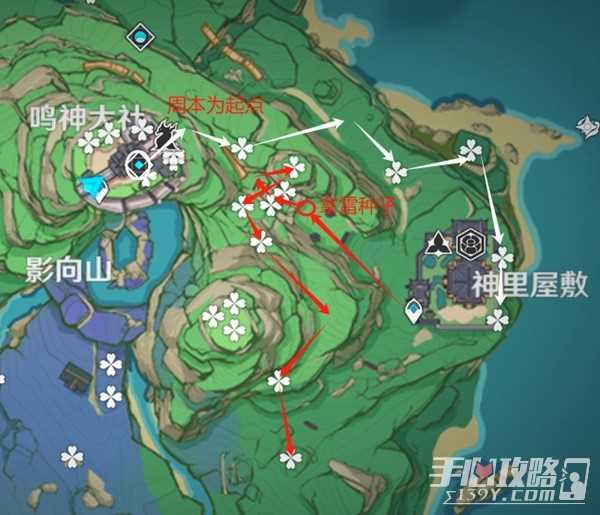 《原神》绯樱绣球收集路线分享