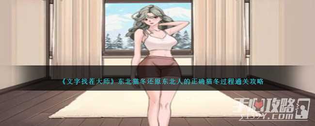 《文字找茬大师》东北猫冬还原东北人的正确猫冬过程通关攻略