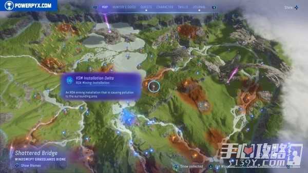 《阿凡达潘多拉边境》全rda设施点位置地图