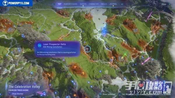 《阿凡达潘多拉边境》全rda设施点位置地图