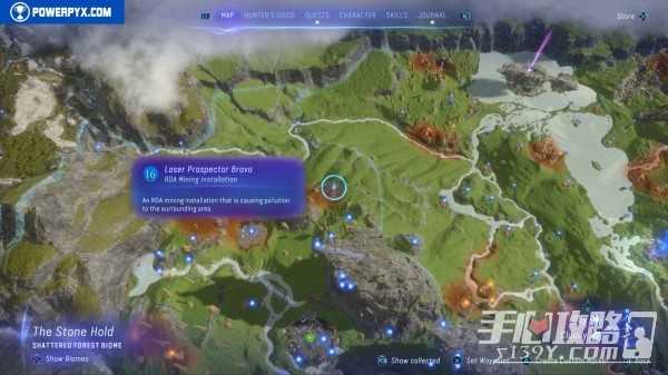 《阿凡达潘多拉边境》全rda设施点位置地图