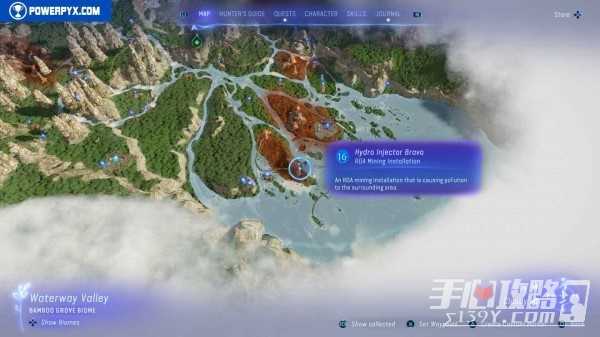 《阿凡达潘多拉边境》全rda设施点位置地图