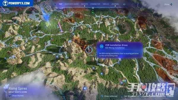 《阿凡达潘多拉边境》全rda设施点位置地图