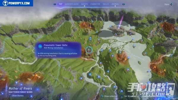 《阿凡达潘多拉边境》全rda设施点位置地图