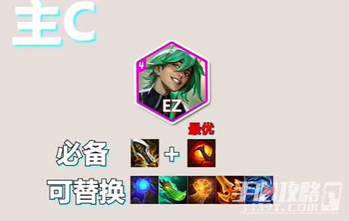 《金铲铲之战》S10心之钢EZ阵容搭配推荐