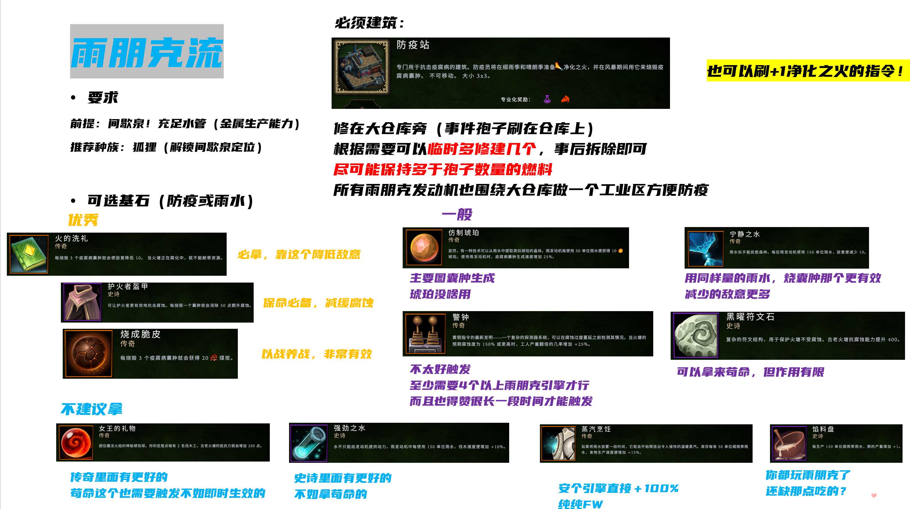 《风暴之城》雨朋克流玩法讲解
