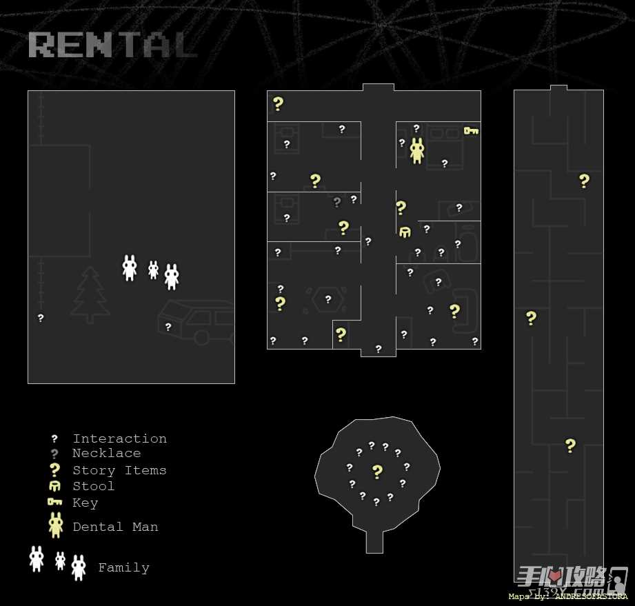 《Rental》全收集全交互地图分享